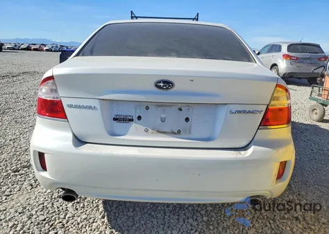 2008 Subaru Legacy 2.5I z USA, uszkodzony, nr VIN 4S3BL616986218520